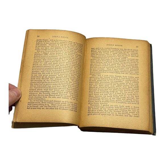 Lorna Doone A Romance of Exmoor by R. D. Blackmore Vol I, Vol II Hardcover Book - Picture 8 of 11